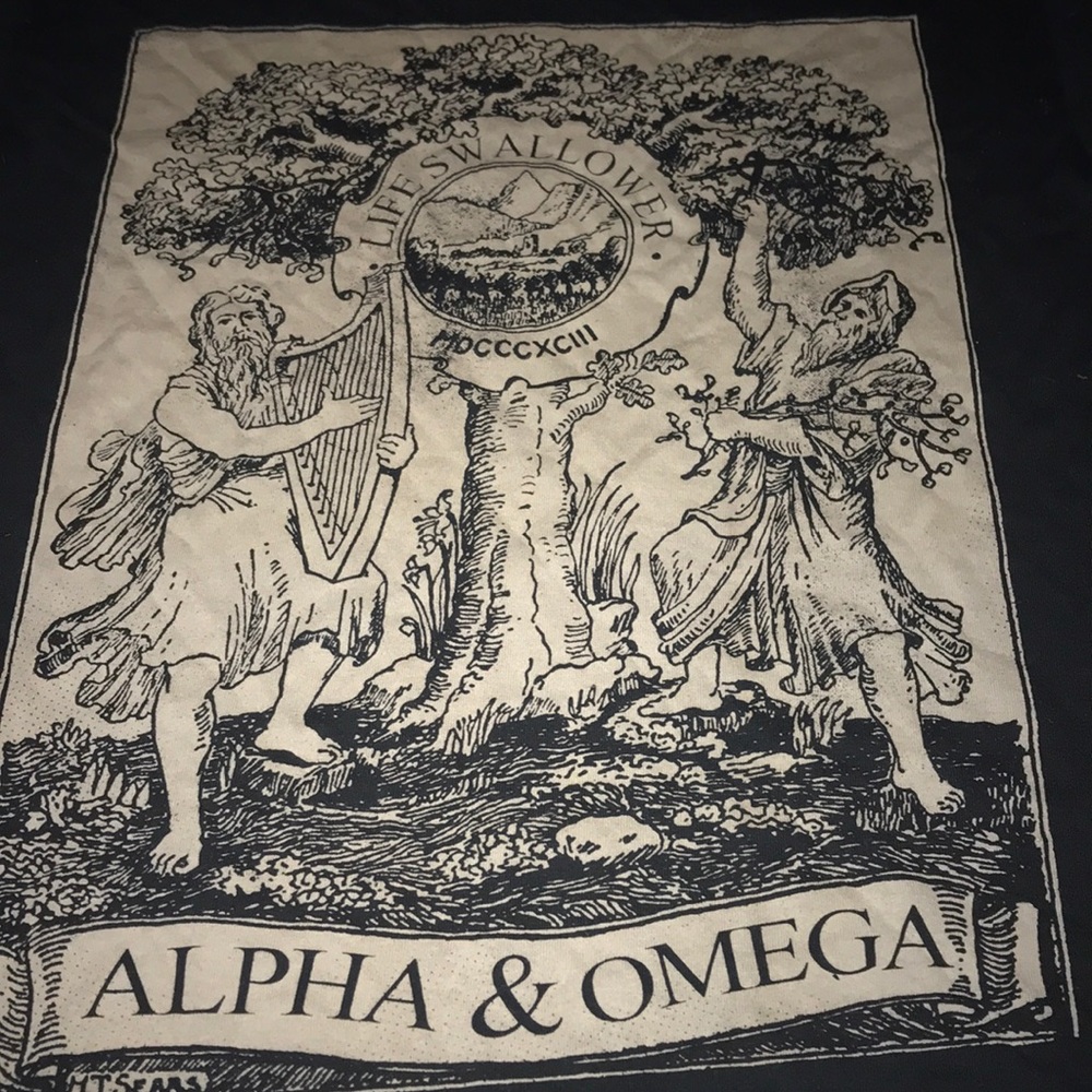 Alpha & Omega hardcore band T shirt - Picture 2 of 3
